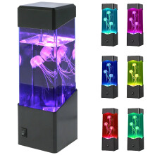 Lzvxtym LED-meduusalamppu USB/akkukäyttöinen meduusayövalo monivärinen vaihtava akvaariosäiliön lamppu syntymäpäiväjoululahjat tytöille ja