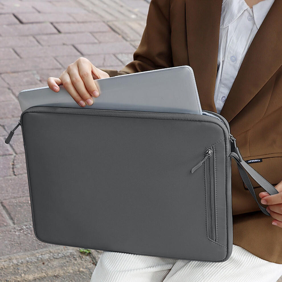 Oefntac Laptop Bag 14.1-15.4 Inches Compatible With Universal Double-Layer Shockproof Waterproof Computer Case For Laptops 9773935018549