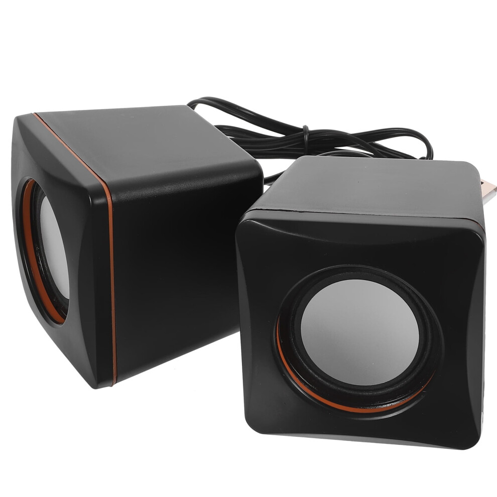 Koolleo 1 Pair Of Small Speaker Usb Wired Speaker Mini Audio Desktop Speaker For Home Office 9773935018471