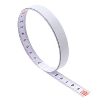 Self Adhesive Measuring Tape for Miter Saw and Sewing, Metric Steel Ruler Tape, Wear Resistant