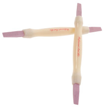Nail Buffer and Cuticle Pusher DualHead Stick for Gentle Edge Care Professional and Home Use