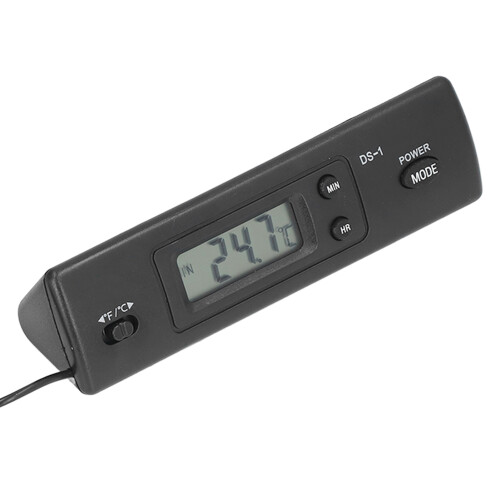 Digital Thermometer For Car, Fast Temperature Measurement With Waterproof Probe Celsius Fahrenheit Conversion, Multi-function Display For Body 2
