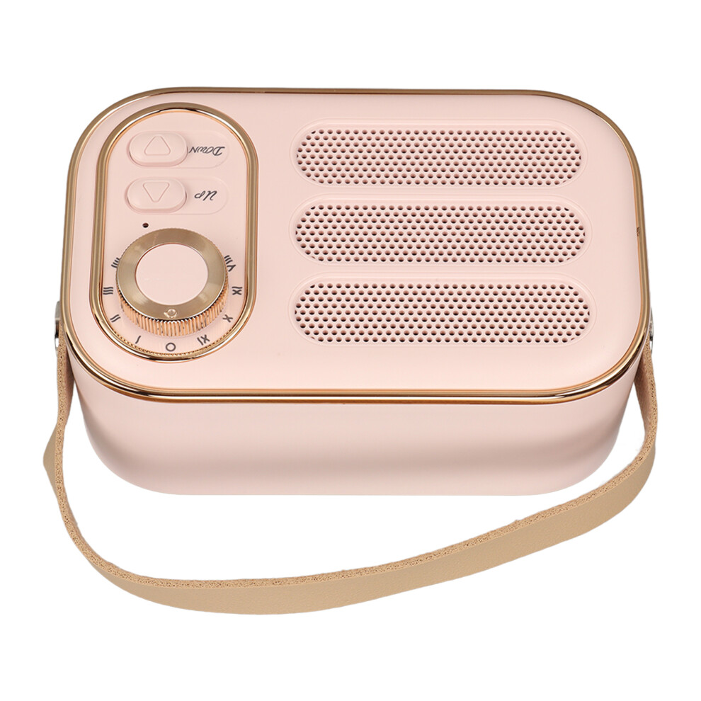 Retro Portable Wireless Bluetooth Speaker 3W, 400Mah Pink 9481381718769