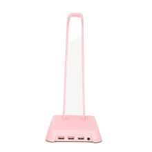 Headset-Ständer, USB-Displayständer mit coolem RGB-Lichteffekt, Kopfhörerhalterung mit verschiedenen Lichteffekten und rutschfester Basis für