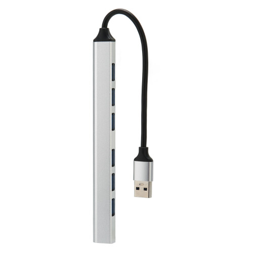 Διανομέας USB με κέλυφος από κράμα αλουμινίου, φορητός εξαιρετικά λεπτός 2