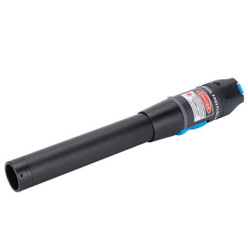 Fiber Tester With Bright Red Light Source For Visual Fault Detection In Cable Systems Featuring Universal Connector Compatibility And Pulse Mode 1