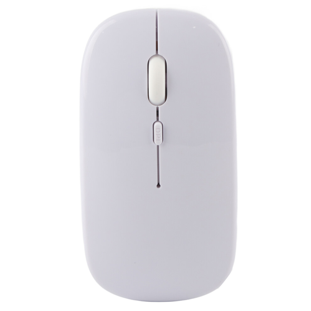 Dual Mode Wireless Mouse Rechargeable Bluetooth 5.2 And 2.4G Usb Receiver Slim Silent Ergonomic Computer Mouse Compatible With Macbook Ipad Windows Li 9147006706572