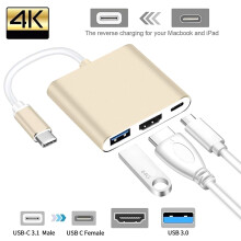Multiport USB C Hub 4K HDMI Output Perfect Transmission Wide Compatibility Fast Curing Compact Design Compatible with MacBook Pro iPad Air Galaxy S