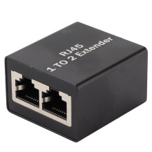 Splitter Ethernet pentru utilizare în pereche, transmisie fără întârziere, splitter de extender de rețea 1 la 2 RJ45 pentru conectivitate