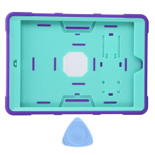 Schokbestendige iPad 10.2 hoes voor iPad 9e generatie modellen (2021, 2020, 2019), robuuste, slanke en kindvriendelijke beschermhoes met ingebouwde