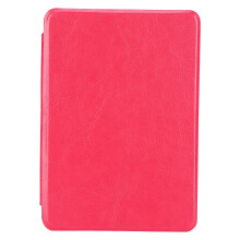Elegante Schutzhülle für E-Reader, automatische Schlaf-/Weckfunktion, hochwertige Kunstlederhülle mit Magnetverschluss für 6,8-Zoll-Geräte, Rot