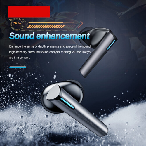 Ακουστικά Bluetooth με ποιότητα ήχου HiFi, ακύρωση θορύβου, αδιάβροχα, γρήγορη φόρτιση, 2