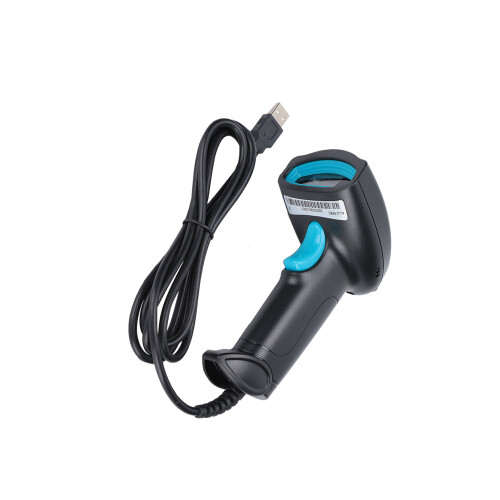 Handheld High Speed Barcode Scanner, Wireless 1D 2D with Automatic Sensing and Screen Scan Functionality, USB Wired QR Code Reader Compatible for Wind 2