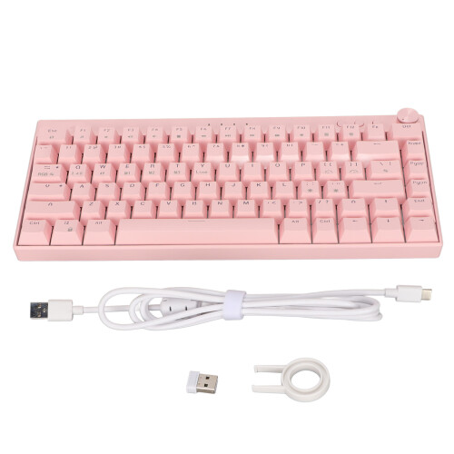 Ultimate Gaming Experience, RGB Backlight, Anti Ghosting Technology, Three Mode Connection for Unmatched Flexibility (82 Keys) 1