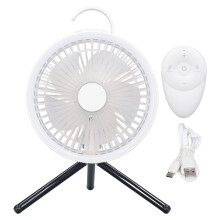 Super tichý ventilátor, prenosný skladací ventilátor, na vnútorné aj vonkajšie použitie, nastavenie výšky oscilácie a napájanie z