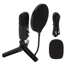 Studio-Quality USB Microphone - Excellent Sound Quality, Rotatable Top-Addressed Microphone for Podcasting, Streaming, and Gaming