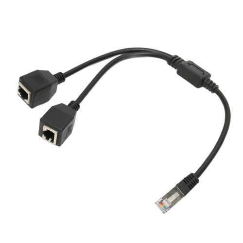 Κατάλληλο για Cat5Cat6Cat7, καλώδιο προσαρμογέα διαχωριστή Ethernet με διαμόρφωση 1