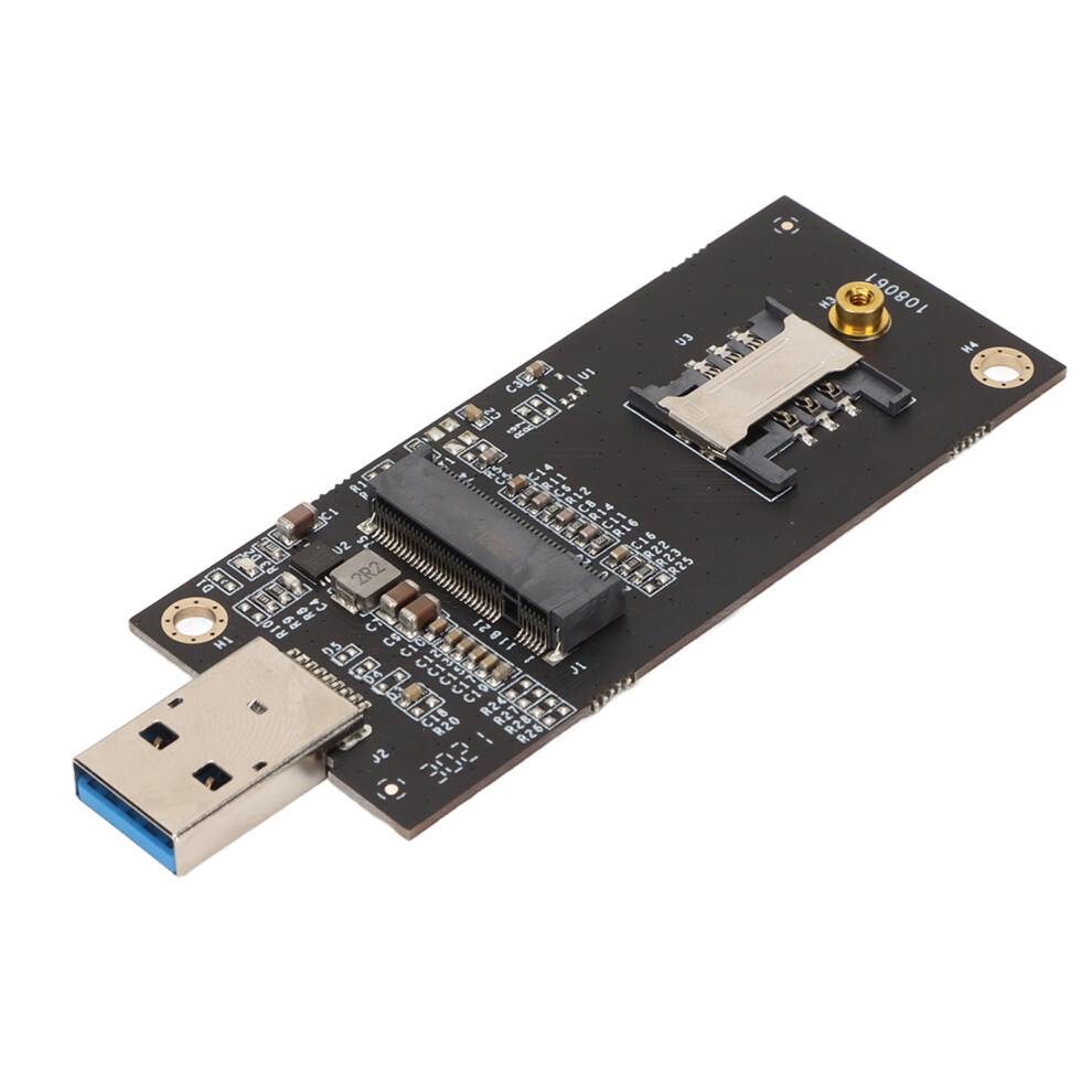 M.2 Key-B Ngff Wwan To Usb 3.0 Riser Card Adapter With Sim Slot, Supports 3G/4G/5G Module Compatibility, Dual Nano Sim Card Slot For Lte Wireless Test 9147006713624