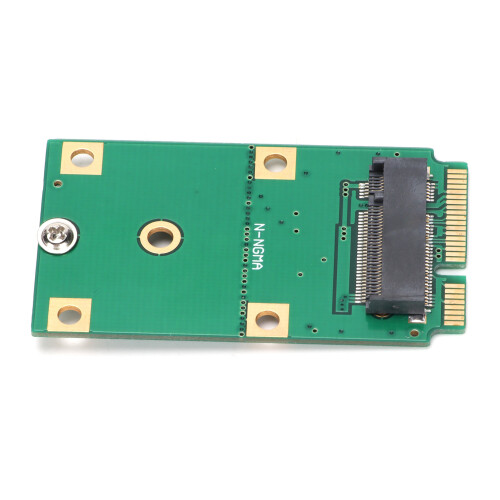 Adaptor NGFF M.2 la Mini PCI-E Express cu convertor de placă adaptor SSD, durată lungă de viață și performanță eficientă, convertește SSD 1