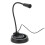 Omni Condenser Microphone with Back Electret Condenser Element, USB Microphone for Computer Applications, USB-C Connector with Flexible Gooseneck, 5