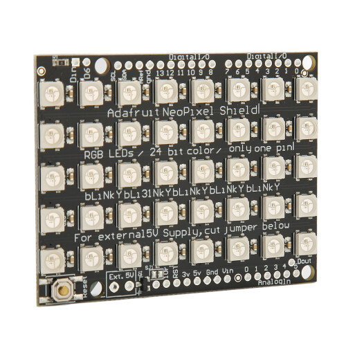 WS2812Μονάδα LED πλήρους χρώματος, Προγραμματιζόμενος ελεγκτής συμβατός για 2