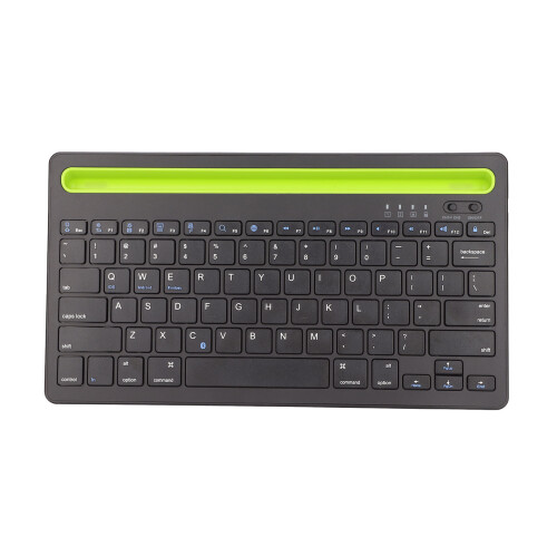 Compact Design Wireless Keyboard Universal Compatibility Silent Keys Bluetooth Connection Multi Device Support Long Range Remote Control Switch RF 2