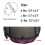 2Pcs XL Black Double Lace Wig Cap with Adjustable Straps for Wig Making Secure Fit 5