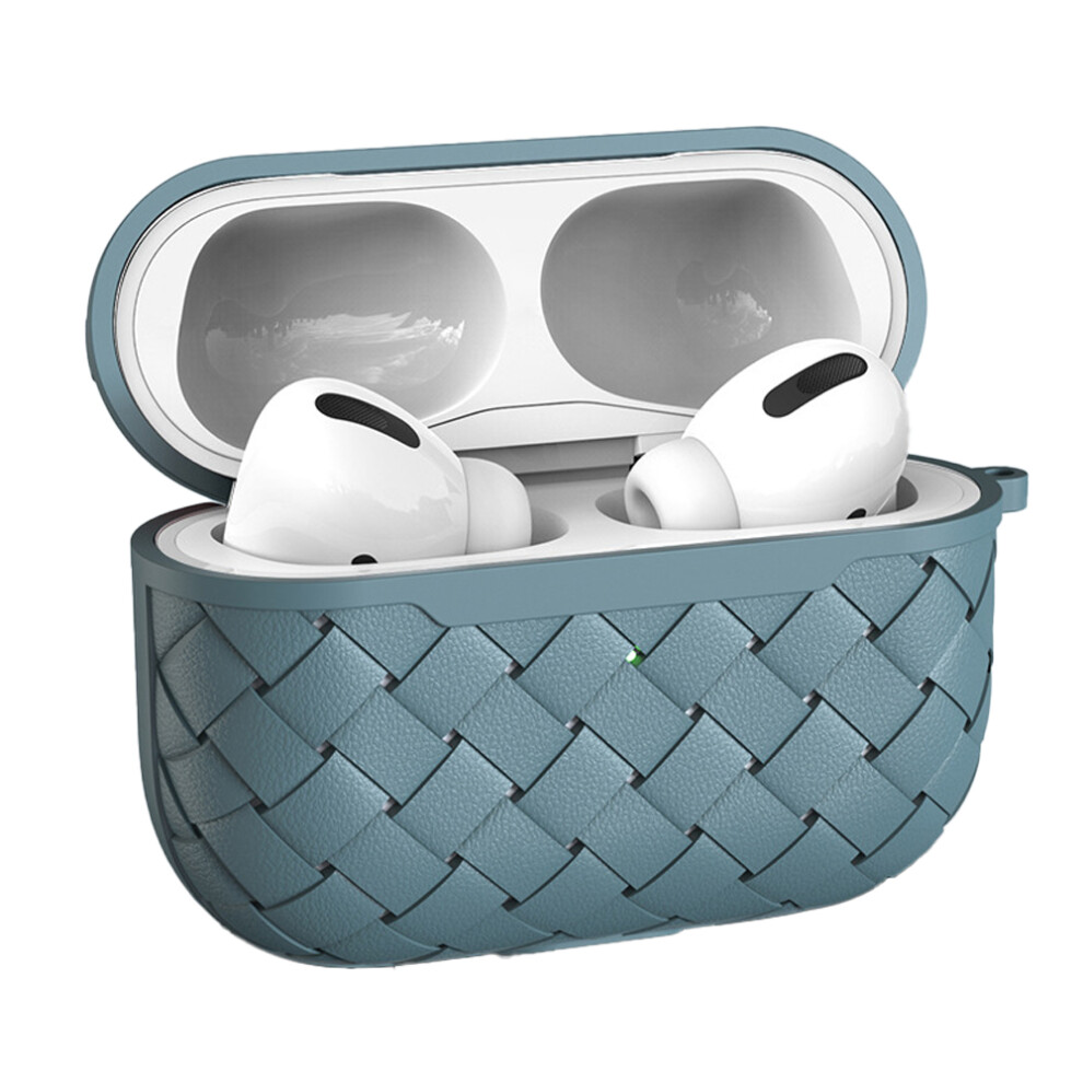 Stylish Full- Leather Airpods Pro Case, Italian Leather Overlay For Enhanced Durability, Led Indicator Visibility Ensured Grain 9012494412710