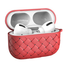 Husă elegantă pentru Airpods Pro, din piele integrală, strat protector din piele italiană pentru durabilitate sporită, vizibilitate asigurată a