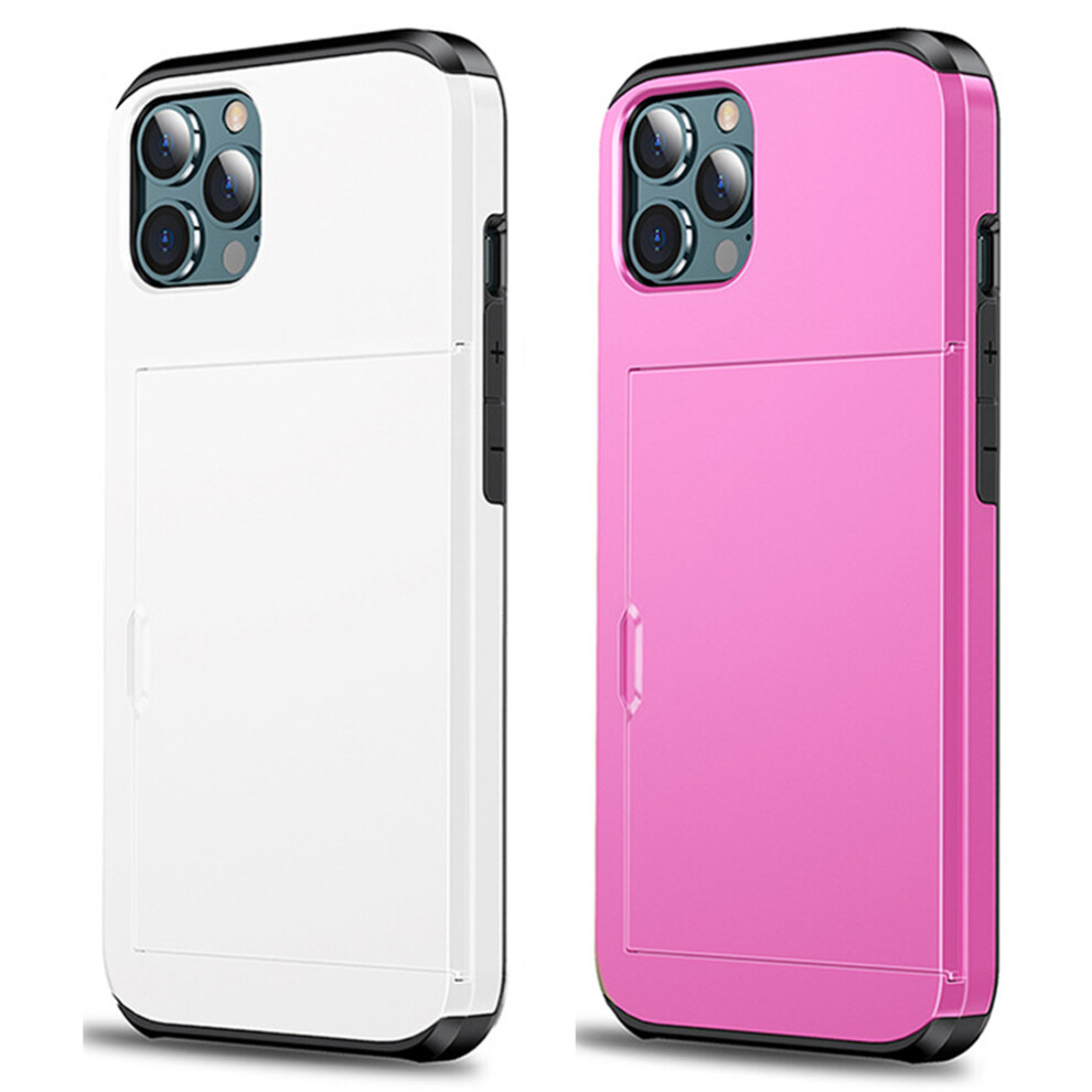 Slim Wallet Phone Cover, Anti-Scratch Shockproof Case Compatible With Iphone 14 Plus, Military Grade Protection Cover With Hidden Card Slot For Women 9012494620528