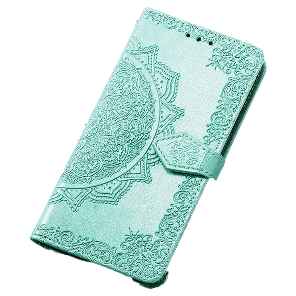 Shockproof Protection Wallet Case, Pu Leather For Iphone 14 Pro Max, Mandala Flower Embossed, Precise Cutouts, Comfortable View Stand, 3 Card Pockets, 9012494622072