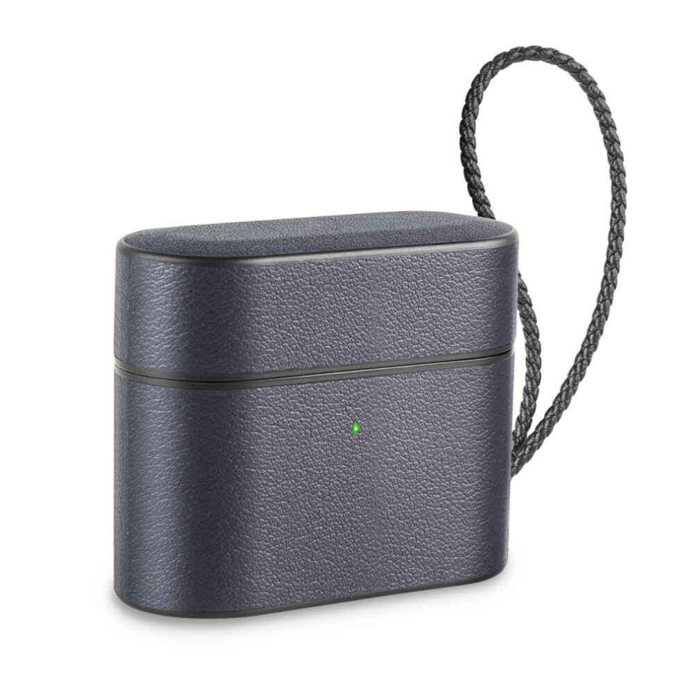 Luxurious Leather Case For Airpods 3, Handcrafted Genuine Leather Cover With Unique Texture Supports Wireless Charging And Led Visibility, Self-Standi 9176269811334