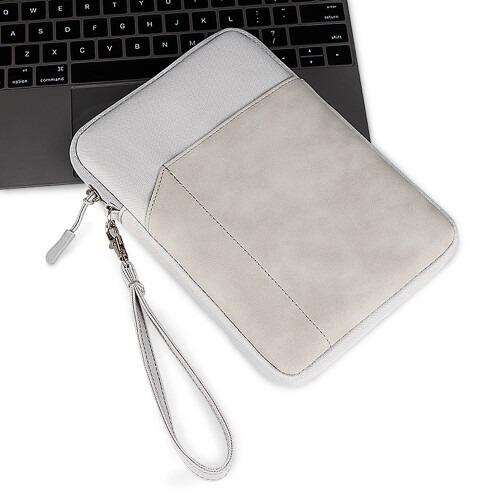 Bolsa universal para tablets de até 8 polegadas, com forro interno de fibra macia de alta densidade, exterior resistente à água para uso diário e 2