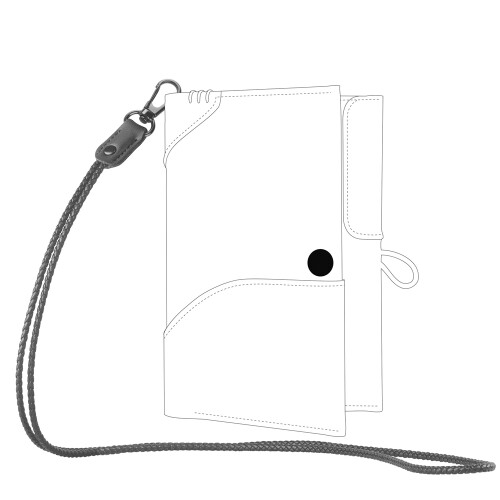 Κορδόνι γυαλιών με λουράκι crossbody, κομψή, μοντέρνα υφασμένη δερμάτινη θήκη 2