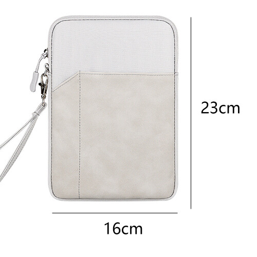 Bolsa universal para tablets de até 8 polegadas, com forro interno de fibra macia de alta densidade, exterior resistente à água para uso diário e 1