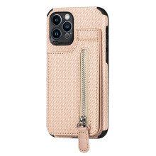 Slim Stand-skal för iPhone14Plus, Läderplånbok med magnetisk flikstängning och stativfunktion, Full åtkomst till portar och stötdämpning, Vega