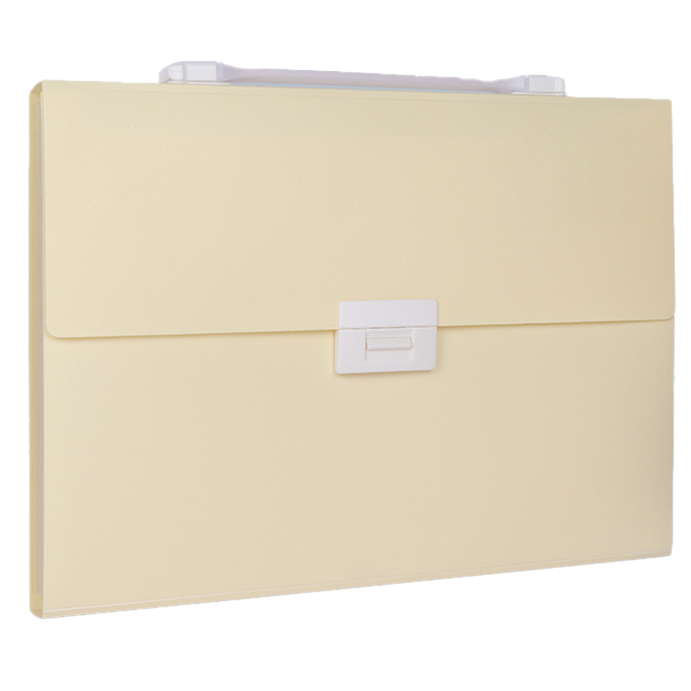 Expandable Pockets With Tabs Document Folder, Portable Letter Size, A4 File Organizer With Handle For Easy Carrying, Expanding Accordion Folders For O 9176269813550