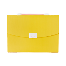 Pasta de documentos de plástico de alta qualidade, organizador expansível para múltiplos usos, armazenamento durável e seguro com bolsos com