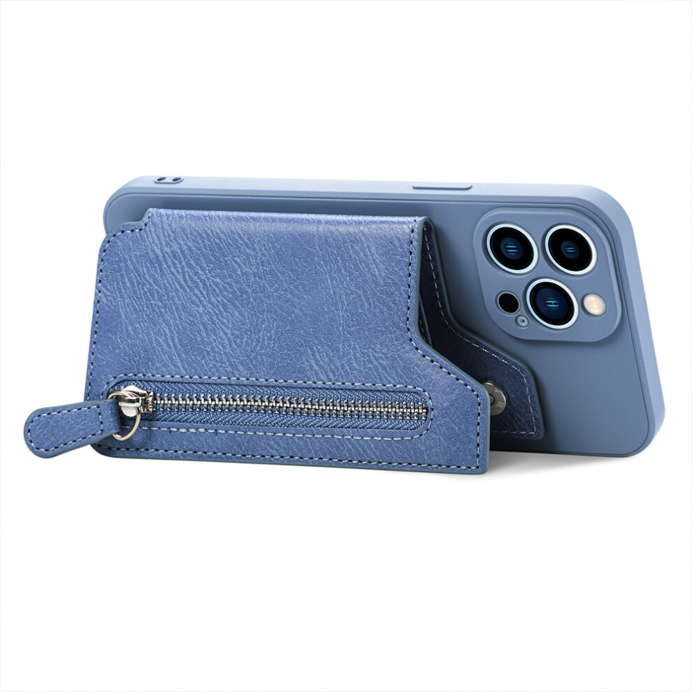Lizard Leather Wallet Flip Case For Iphone 14 Pro, Magsafe Compatible With Bracket Function Adjustable Angles For Luxury Lifestyle, Slip Resista Grain 9176269812409