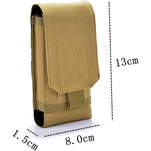 Clipe de cinto com forro macio, bolsa multifuncional para dispositivos e equipamentos com proteção em material durável. 2