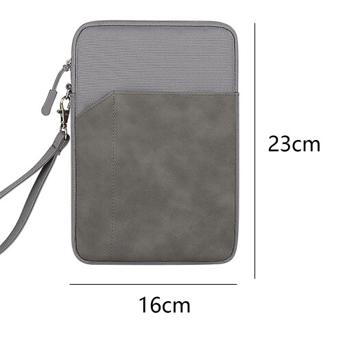 Bolsa universal para tablets de até 8 polegadas, com forro interno de fibra macia de alta densidade, exterior resistente à água para uso diário e 1