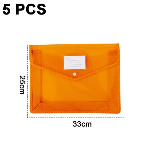 Pochette extensible pour documents, organiseur de documents robuste avec fermeture à pression, visualisation transparente pour les feuilles de 1