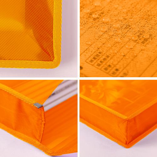 Pochette extensible pour documents, organiseur de documents robuste avec fermeture à pression, visualisation transparente pour les feuilles de 2