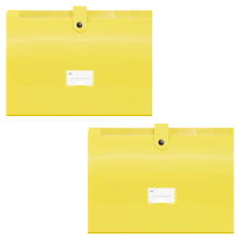 Porte-documents colorés, conception extensible pour une capacité de rangement accrue, chemises de classement translucides et imperméables en
