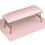 Pink Nail Arm Rest for Nail Tech with Microfiber Leather Mat, Comfortable NonSlip Hand Support 1