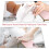 Pink Nail Arm Rest for Nail Tech with Microfiber Leather Mat, Comfortable NonSlip Hand Support 4