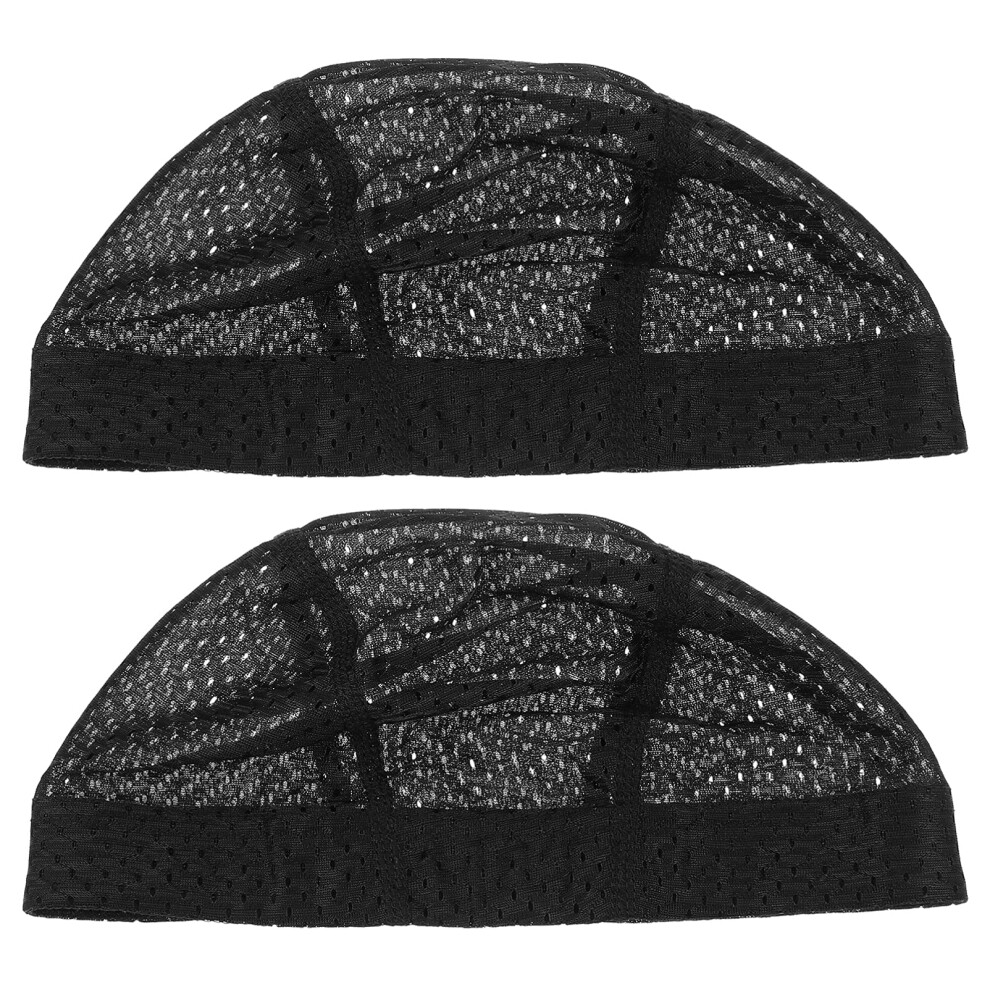 2pcs Elastic Wig Cap and Wig Net Durable Breathable Comfort for All Hair Types