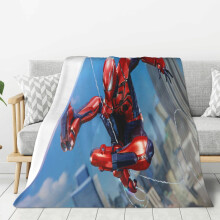 Pătură din fleece Spider-Man, super moale și confortabilă, caracteristici ale lenjeriei de pat pentru copii - super moale, 101,6 x 76,2 cm