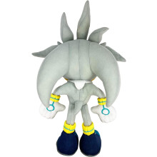 Plyšová bábika Sonic The Hedgehog, strieborná plyšová figúrka, darček pre deti, kreslená postavička, plyšová hračka, anime