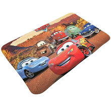 Alfombra de entrada de Rayo McQueen de Cars, antideslizante y lavable para interiores y exteriores, 20 x 31,5 pulgadas, compatible con la decoración